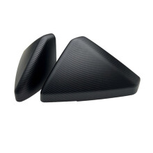 Capa de Proteção Do Espelho Retrovisor Lateral da Porta para 2024 Acessórios Externos Carbono Fosco