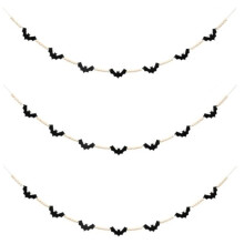 Houten Halloween Vleermuis Kralen Garland Banner Halloween Decoratie Halloween Decoraties Open Haard Open Haard Muur
