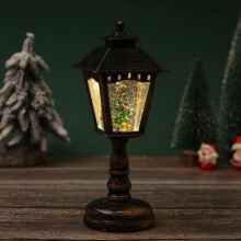Juldekorationer Kristall Lysande Nattljus Juldekorationer Bordslampa Jul Hemdekoration Vit