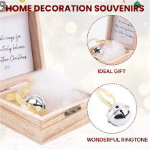 Christmas Magical Faith Bell, Christmas Souvenir Magical Faith Bell, Christmas Tree Home Decor Souvenir Silver