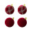 Weihnachtskugeln, Ornamente, Weinrot, Beflockt, Weihnachtsbaumschmuck, Neujahr, Weihnachtskugeln B 1