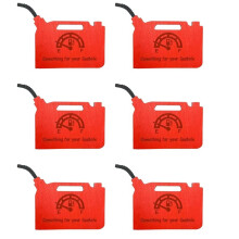 Navidad Gasolina Madera Cartera Colgante Decoración del Hogar Árbol de Navidad Colgante, Rojo