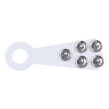 Cloches de Cymbale de Tambour Anneaux Cloches de Cymbale Accessoires Set de Tambour Cloches de Cymbale pour Tambour Cymbale Instrument de Percussion A