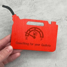 Christmas Gasoline Wooden Wallet Pendant Home Decoration Christmas Tree Pendant,Red