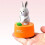 Kitchen Countdown Cartoon Animal Shape Mechanical  Tool Student Study Exam Timing Tool Orange 4