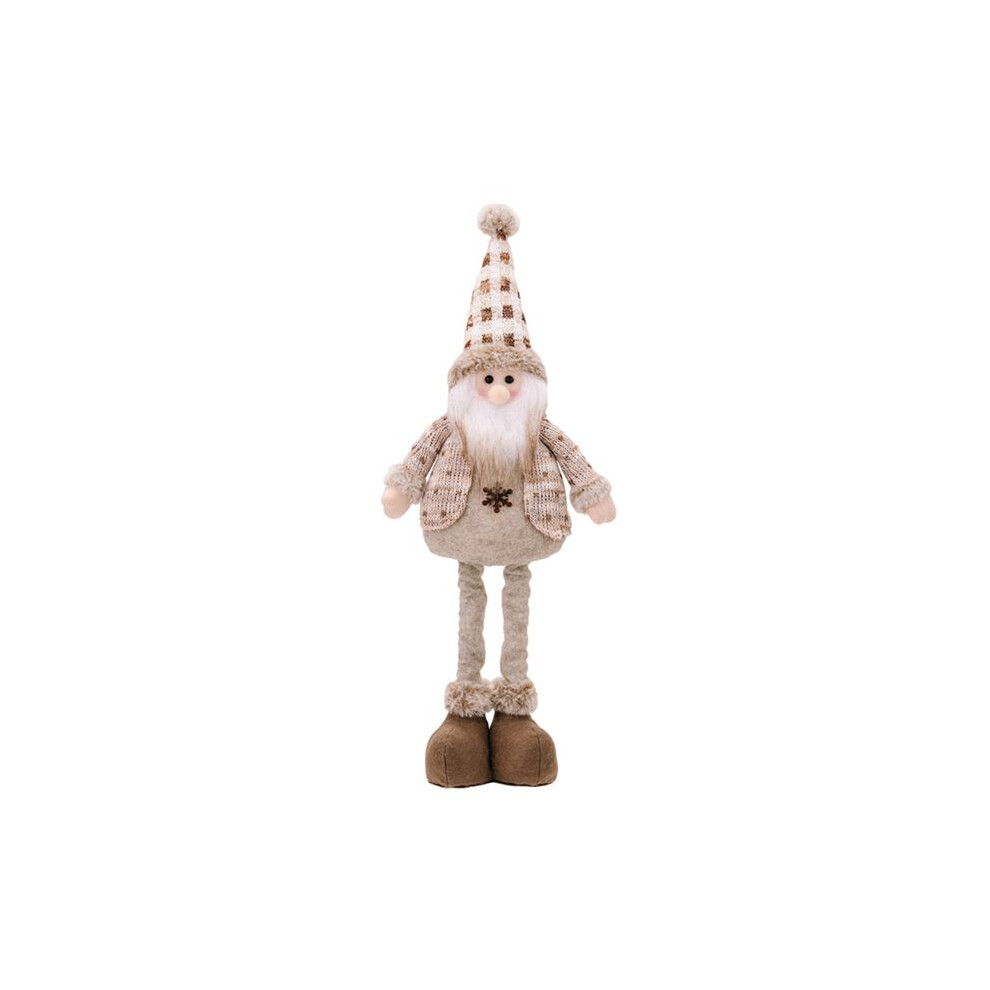 Christmas Standing Decorations Stretchable Doll For Christmas Floor Decor Santa Claus Plush Christmas Decor 4711811833003