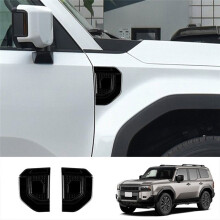 Car Front Side Air Outlet Cover Trim for Prado LC250 2024 Car Exterior Accessories Gloss Black