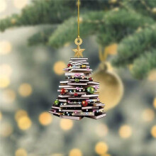 Decorazioni per L'Albero di Natale Decorazioni Acriliche Natalizie, Decorazioni per L'Albero di Natale, Decorazioni per Interni, Decorazioni per Zaini