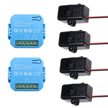 2Pcs Tuya Meter Power Production Consumption Bidirectional Power Monitor Support APP Control