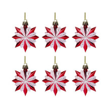 Star Red Christmas Tree Decoration Pendant Accessories Wedding New Year'S Day New Year'S Window Decoration Pendant,D
