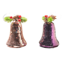 Bell Disco Pendant Cute Fashion Retro Christmas Bell Mirror Reflection Ornaments Christmas Tree Decoration B