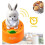 Kitchen Countdown Cartoon Animal Shape Mechanical  Tool Student Study Exam Timing Tool Orange 3