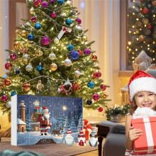 2024 Christmas Gnome AdventCalendar, 2024 Christmas Countdown Calendar with Collectible Gnome Plush Dolls Toy