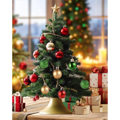 49 Peças de Enfeites de Bola de Natal, Decorações de Árvore, 1,18 Polegadas, Pequenas Bolas Penduradas Inquebráveis B 1