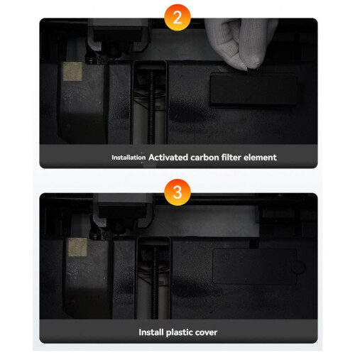 Activated Carbon Air Filter for  3D Printers, 3d Printer Parts Activated Carbon Filter 2