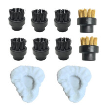 Brushes and Triangle Bonnets Kit for Dupray Steam Cleaning for Hard Floors, Tiles, Grout