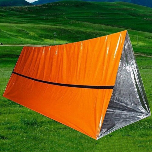 Notfallzelt Outdoor-Rettungsdecke Überlebensdecke Decke Isolierdecke Einfaches Zelt 2