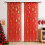2 Cortinas Transparentes de Natal com Estampa de Flocos de Neve para Janela para Sala de Estar 52 Polegadas de Largura X 83,9 Polegadas de Comprimento 5