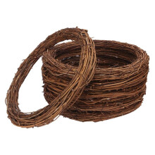 6 Pcs 12 Inch Natural Grapevine Wreath Set, Hand-Woven Vine Branch Wreaths for DIY Crafts, Christmas Decorations