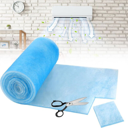 Filtro de Ventilação de Ar Reutilizável MERV 6 de 12x120 Polegadas Cortado Sob Medida Filtro de Ventilação de Piso Eletrostático Lavável de 1