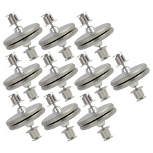 20 pares de clips magnéticos resistentes para cortinas. Autoadhesivos, sin taladro, universales para todo tipo de cortinas.