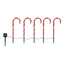 Solar Christmas Candy Cane Lights, Outdoor Christmas Decorations, Waterproof Pathway Lights, Garden Lights