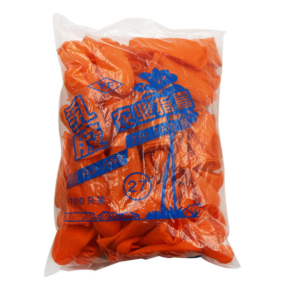 100 Latex Reusable Finger Cots