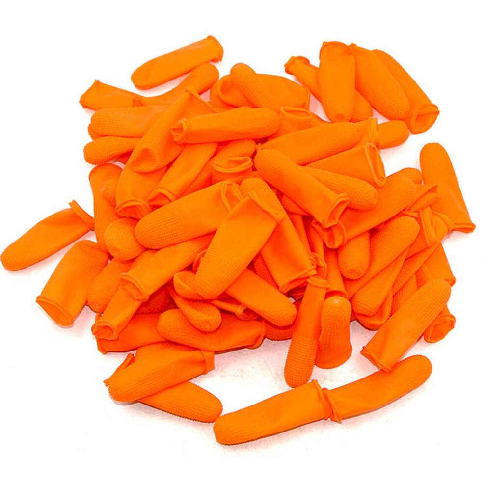 100 Reusable Latex Finger Cots