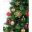 49 Peças de Enfeites de Bola de Natal, Decorações de Árvore, 1,18 Polegadas, Pequenas Bolas Penduradas Inquebráveis B 4