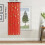 2 Cortinas Transparentes de Natal com Estampa de Flocos de Neve para Janela para Sala de Estar 52 Polegadas de Largura X 83,9 Polegadas de Comprimento 7