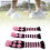 3er-Set gestrickte Golfschlägerabdeckungen Pompon Pink/Schwarz 6