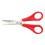 Decree 13cm Ruler Scissors Right Hand Red - Pack of 12 1