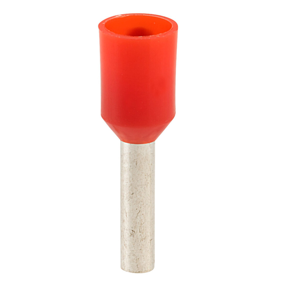 Truconnect Bootlace Ferrules 1.5Mm Red Pack Of 100 5055129436297