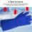 2 Pcs LN2 Gloves 48cm, 4-Layer Low Temp Resistant Liquid Nitrogen Protective Gloves 2