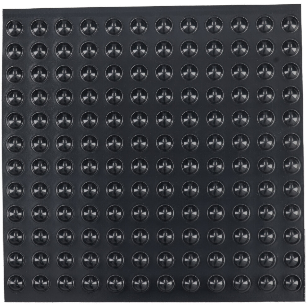 R-Tech 310017 Pu Round Protective Feet Ã10.0 X 3.1 - Black - Sheet 144 5053556003532