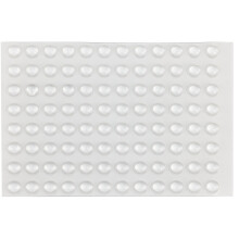 R-TECH 310002 PU Round Protective Feet Ø9.5 x 3.8 - Clear - Sheet 96