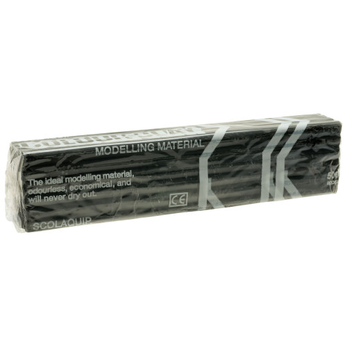 Scola 10103/38 Colour Clay 500g- Black
