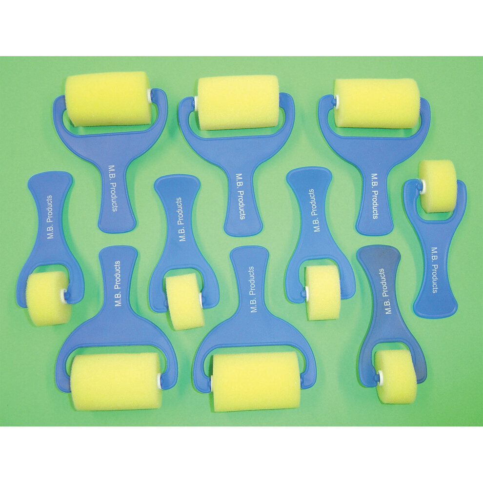 Major Brushes Smooth Foam Rollers Pack 10 5060098470128