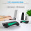 Wireless 1D Barcode Scanner C740, 165ft Range, Rechargeable Battery 6