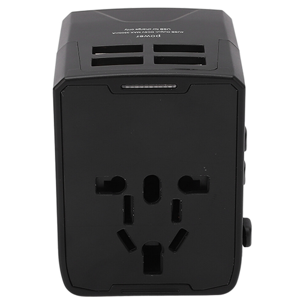 Compact Design International Plug Adapter With Double Fuse Protection And Smart Charging Universal For World Travelers 9370362837790