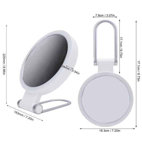 Doppelseitiger LED-Spiegel 1000 mAh 183  225 mm 3CCT 1