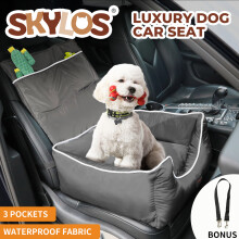 Skylos Dog Car Booster Seat Pet Backrest Safe