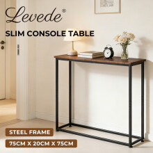 Console Hall Table Slim Wooden Entryway Hallway