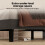 Levede King Scalloped Linen Upholstered Bed 2