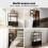 Levede Side End Table Industrial 3 Tier Wooden 3