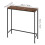 Levede Slim Industrial Console Table Brown 6