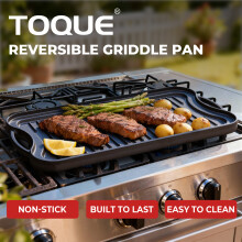 Toque Reversible Cast Iron Griddle Plate