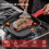 Toque Cast Iron Griddle Grill Pan Square Skillet 3