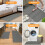 Marlow 2PC Anti-Fatigue PU Kitchen Mat Grey 8