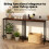 Levede Slim Industrial Console Table Brown 2